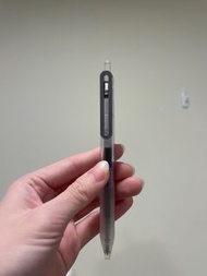 🌟 絕版品 🌟 MUJI 無印良品滑順按壓 再生膠墨筆 / 0.5 / 灰 二手