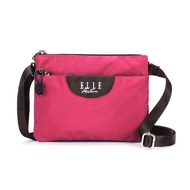 [ELLE Active] Plaid Series-Close-Fitting Side Backpack-Pink