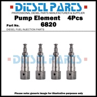 4x Plunger 6820 Plunger and Barrel 6820 090150-6820 for Kubota V2403 V3300 V3800