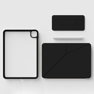 ZOYU | เคส iPad สองด้านพร้อมแม่เหล็ก 3-in-1 ป้องกันการงอ ที่วางบางแบบถอดได้ และช่องใส่ปากกา