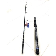 PIONEER IMPULSE ii 6kaki 15-30lb heavy action solid fiberglass spinning bottom laut rod