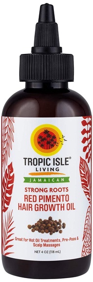 [ iiMONO ] Tropic Isle Living Strong Roots Red Pimento Hair Growth Oil (4 oz)