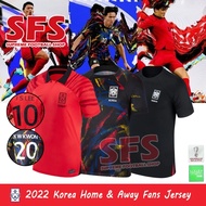SFS 2022 South Korea Jersey Home Away Soccer Football Jersey T-Shirt H M SON Fans Version S-2XL