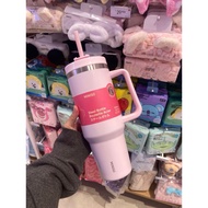miniso - Color Series Large Capacity Double Wall Bottle 1250ml (Rose)