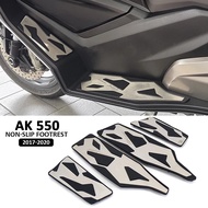 For KYMCO AK 550 ak550 2018 2019 Motorcycle Footboard Steps Footrest Foot Pad Pedal Footrests Pads A