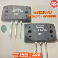 SANKEN TR FINAL 01P SA1494 SC3858 TRANSISTOR 2SA1494 2SC3858 ONE SET ORIGINAL SUPER