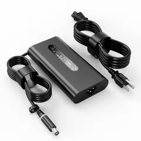 GaN 240W 19.5V 12.31A Slim AC Charger for Alienware M15 R7 X16 X17 R2 X15 R2 M17 R5 Precision 7670 7