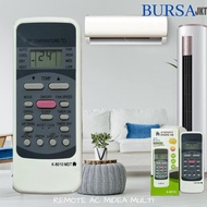 REMOTE AC MIDEA REMOT PENGGANTI SPLIT LOW WATT INVERTER 1/2 - 2PK 8010