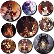 58mm Cartoon Character Fugue Soft Button Pin Badge Anime Fugue Brooch Creative Badge for Backpack Cl