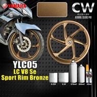 [ LC V8 SE Sport Rim Bronze 370ml ] Yamaha LC V8 High Quality Paint Touch Up DIY Cat Rim Motor