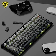 Belly FL980V2 Dust Side Engraving Finished Product Wireless Mechanical Keyboard Belly Customization 