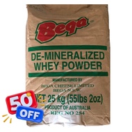 เวย์ผง (ประเทศออสเตรเลีย) (DE-MINERALIZED WHEY POWDER 40% BEGA (AUSTRALIA) อักษรสีเขียว 25 กิโลกรัม 