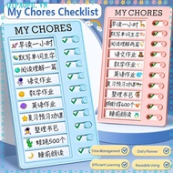 NENTEY My Chores Checklist, Plastic Reusable Daily Planner Memo, Detachable My Chores Self-disciplin