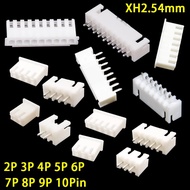 100Pcs JST XH2.54mm Connector Housing Pitch 2.54mm 2/3/4/5/6/7/8/9/10Pin Terminal Male Plug Female J