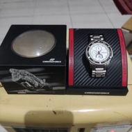 jam tangan original swiss chronoforce fullset second preloved bekas