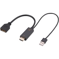 Kabel Penukaran HDMI ke DP 4K60Hz HD Monitor 2K120Hz Komputer HDMI ke DisplayPort