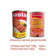 Canned goods bundle Fiesta beef loaf 150g and holiday beef loaf 150g