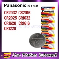 Panasonic 1Card CR2016 CR2025 CR2032 CR1620 CR1632 CR1616 CR1220 Lithium Alarm Battery Remote Button