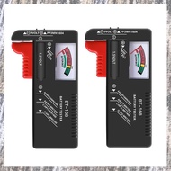[Z F L U] For Small Battery Tester 2Pcs BT-168 Battery Checker for AA/for AAA/C/D/9V/1.5V Button Cel