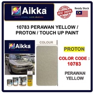 AIKKA AUTOMOTIVE PAINT/PROTON WIRA/ISWARA 10783/PERAWAN YELLOW/ TOUCH UP PAINT/DIY CAT SPRAY TIN / C