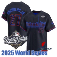 2025 World Series Men's Toronto Blue Jays Vladimir Guerrero Jr. Black Baseball City Jersey