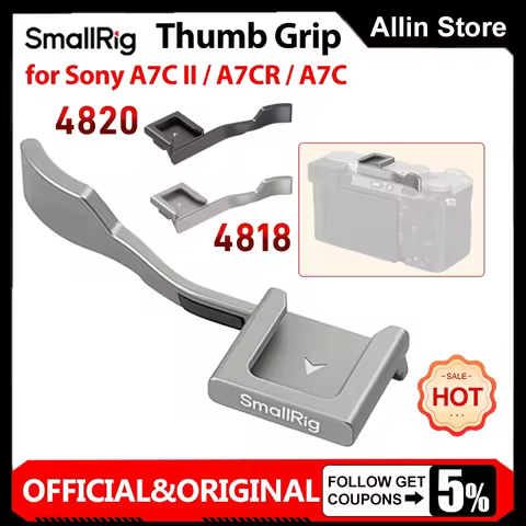 SmallRig A7C II / A7CR / A7C Thumb Grip for Sony Alpha 7C II / Alpha 7CR / Alpha 7C, Enhance the Gri