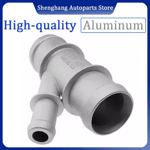 Aluminum 1C0121087E Upper Water Pipe Cooling Flange Distributor Fits for Audi TT TTS VW Jetta Vento 