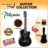 Takamine GC2CE BLK | Electric-Classical Cutaway Guitar | Spruce Top, Mahogany B&S | TP-E