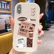 Case For Xiaomi Redmi 9A 9I Round And Fat Shockproof Coffee Phone