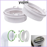 YUJINI Mobile AC Duct Connector, Vent Duct Adapter ABS Air Conditioner Connector,  Screw-On Connecti