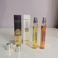 [ORIGINAL] AZZARO Wanted by Night/ AZZARO Pure Chrome EDT 7.5ml Spray Miniature Perfume