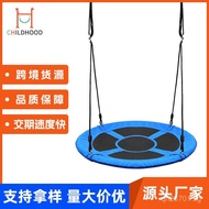 Children's Outdoor Round Hanging Tree Swing Swing Rope swing Swing Courtyard Oxford Cloth Outdoor Cr