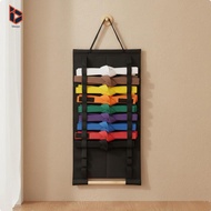 blesiya Karate Belt Display Wall Organizer Felt Textile Rank Belt Storage Holder for Kids or Adults 