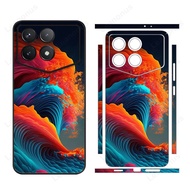 Dazzling Decal Skin for Poco X6 X7 F6 F7 Pro F5 F7 Ultra Back Screen Protector with Side Film Cover