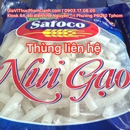 [Thùng 12*400gr]Nui gạo ống thẳng/ống xéo/ chữ C Safoco 400gr
