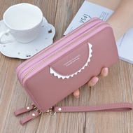 dompet perempuan beg dompet perempuan dompet perempuan cute ✮Double Zipper Clutch Women Simple Fashi