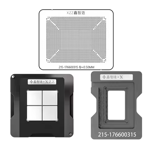 XZZ solder paste/solder ball stencil for AMD RX9070XT 215-176600315 direct heating tin plating platf