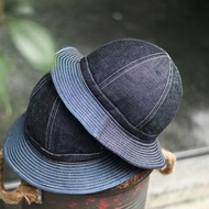 HIGHER Denim Hat 拼接丹寧漁夫帽 /日本製、工裝帽、漁夫帽帽