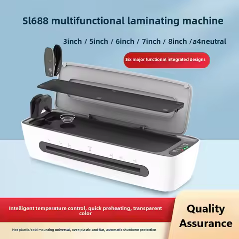 SL688Intelligent Laminator Hot and Cold Lamination Dual Mode Six Functions Integrated Multi-size Com