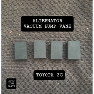 4 Pieces Alternator Vacuum Pump Vane for Toyota 2C