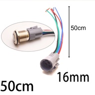 Led Push Button Switch Connector  Light Momentary  12/16/19/22 mm Switches Socket Plug Cable Quick C