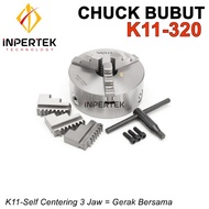 Chuck Bubut 12" 3 Jaw | Claw Bubut 3 Jaw | Catok Kepala Bubut 12 Inch