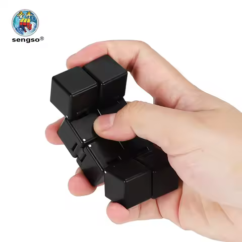 SENGSO Infinity Cube,Fidget Cube New Version Fidget Finger Toys for Stress and Anxiety Relief/ADHD, 