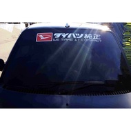 (Ready Stock) S636# Daihatsu Japan Style Car Windscreen Sticker