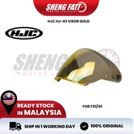 HJC HJ-43 Visor HJC Visor for I31 F31 Visor Shengfatt 100% Original HJC Visor HJC Open Face Visor HJ