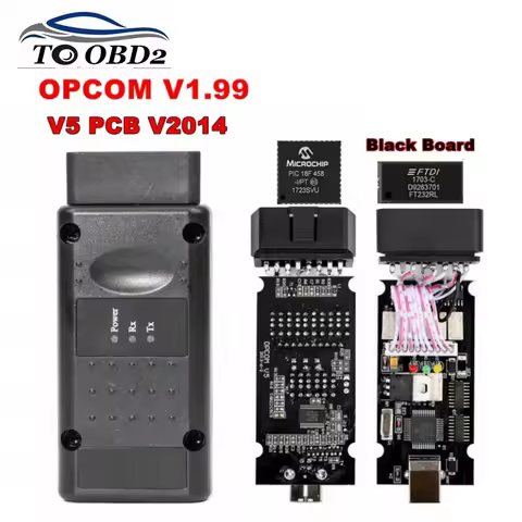 V1.99 OPCOM for opel OP COM interface with PIC18F458 FTDI FT232RL OP-COM opel Diagnostic scanner pro