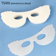 HE  100 Pieces/Pack Disposable Butterfly Eye Mask Diy Soft Non-Toxic Pure Face Sheet Breathable Cotton Face Mask Sheet Paper n