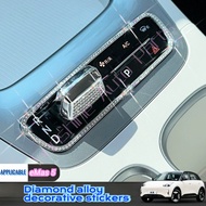 Compatible with Proton eMAS 5  PHEV Geely EX2 Interior Decorative Gear Lever with Rhinestone Trim an