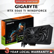[FAST SHIP] GIGABYTE GeForce RTX 5060 Ti WINDFORCE | 8GB GDDR7 | OC Edition | Graphics Card