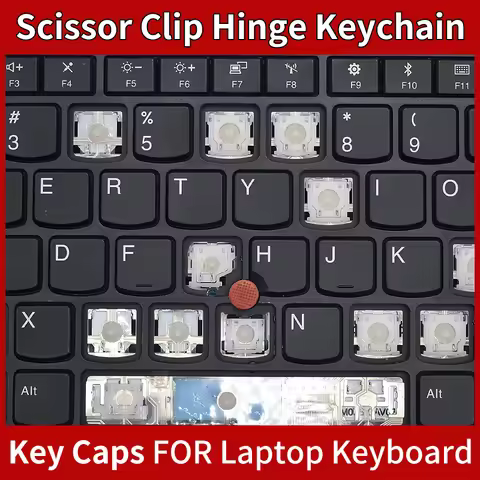 Keys Scissor Clip Hinge For IBM Thinkpad Yoga X1 Carbon T440 T460S T470 X280 X390 E490 E15 E14 Red C